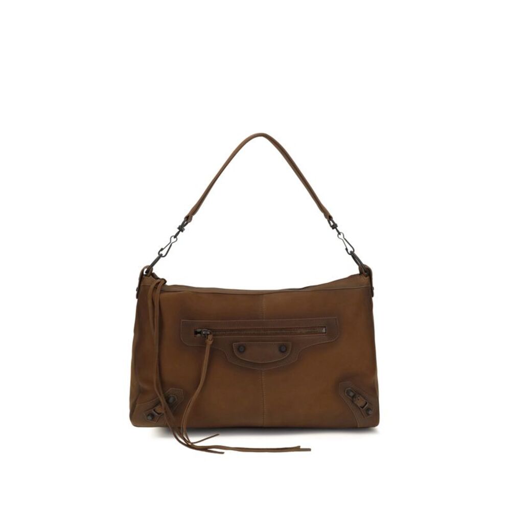 Balenciaga Men Medium Le City Moto Shoulder Bag